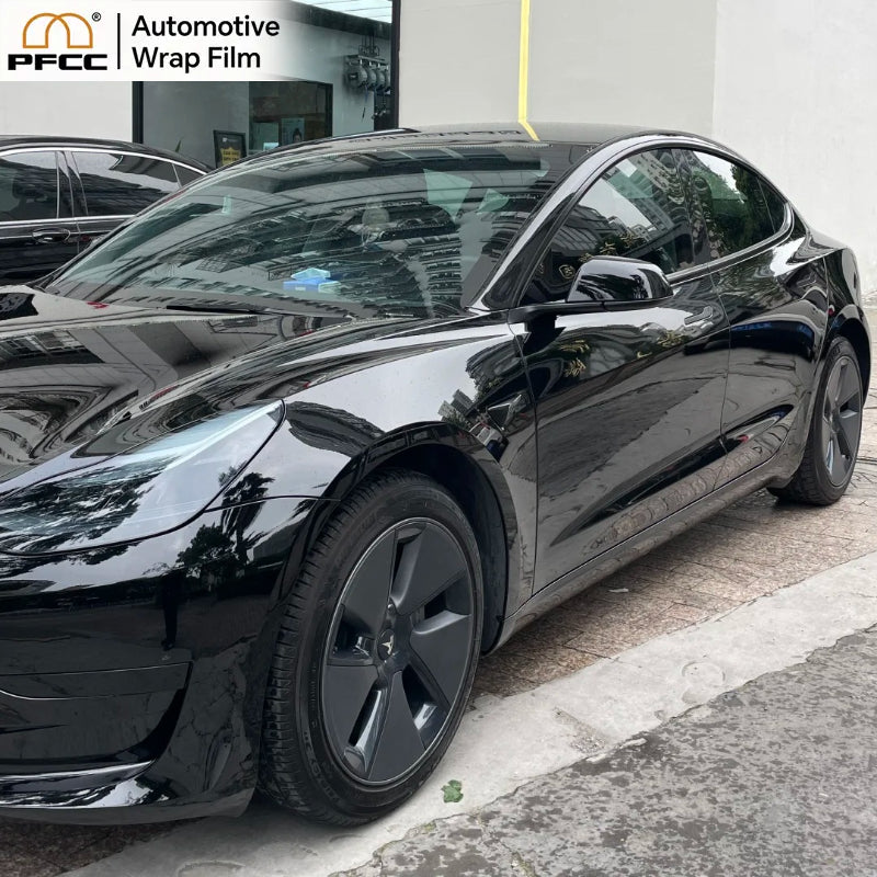 TPU Satin Metallic Glossy Black