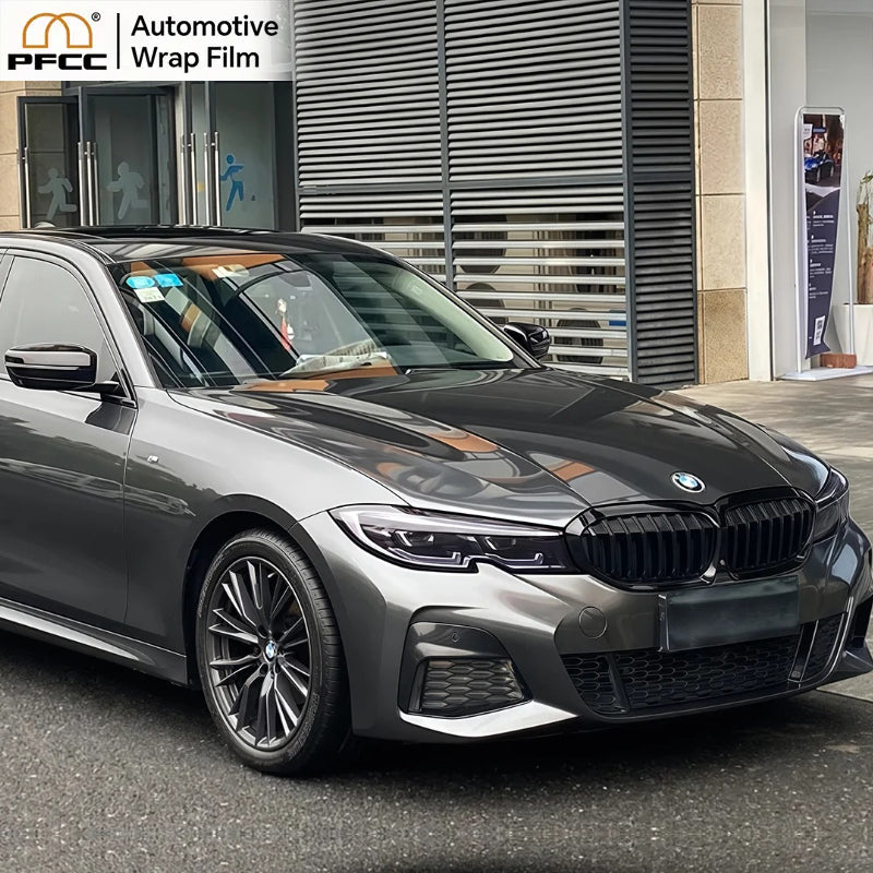 TPU Satin Metallic Glossy Coal Grey