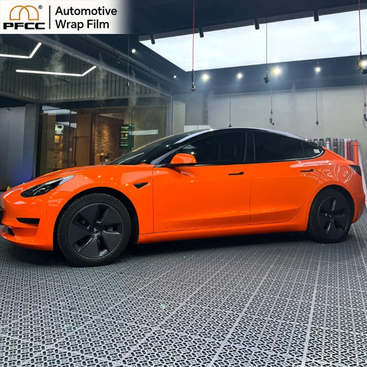 TPU Satin Metallic Glossy Orange