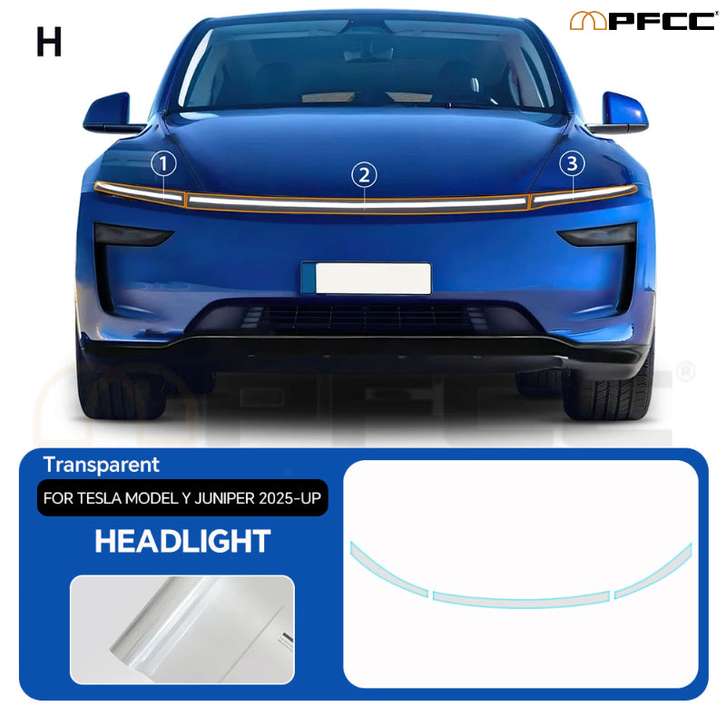2025 2026 Tesla Model Y Juniper PPF Kit – Precut Paint Protection Film Clear Bra
