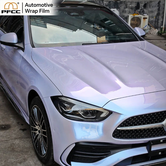 TPU Magic Candy Flip Silver purple