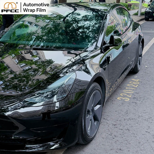 TPU Satin Metallic Glossy Black