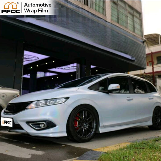 HOLOGRAPHIC White Prism Matte-PET