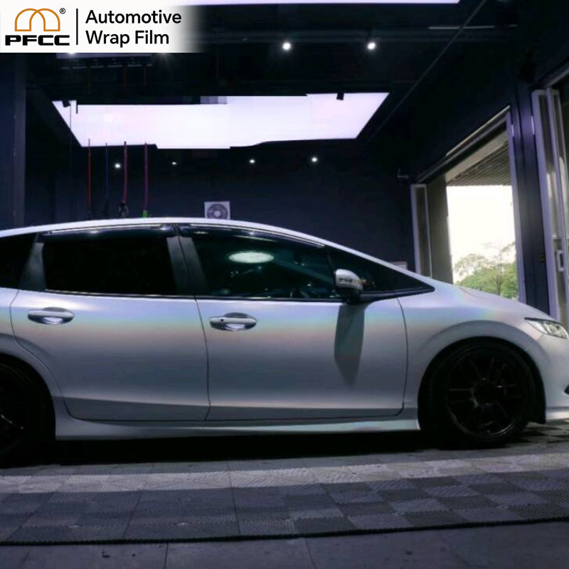 HOLOGRAPHIC White Prism Matte-PET