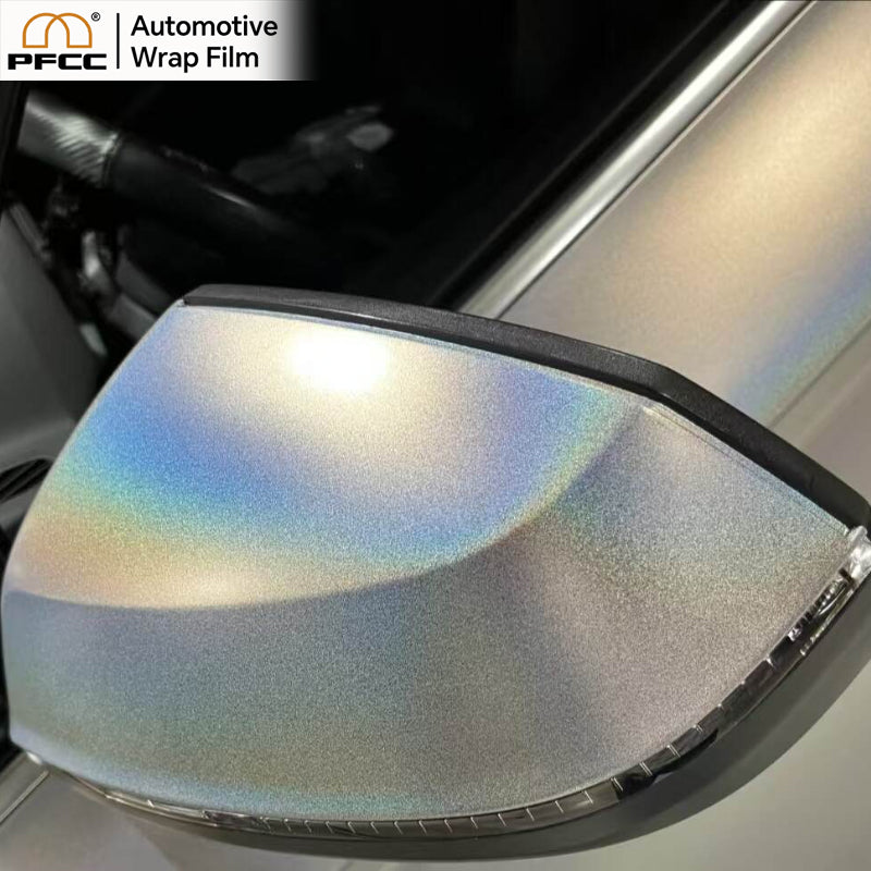HOLOGRAPHIC Silver Prism Matte-PET