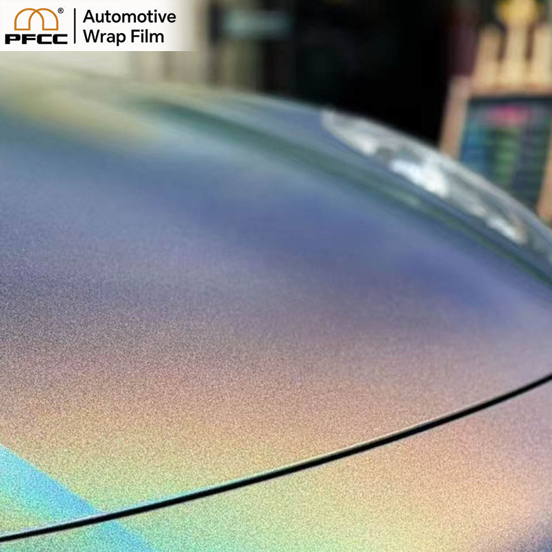 HOLOGRAPHIC Grey Prism Matte-PET