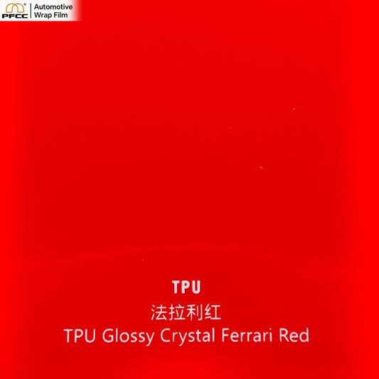TPU Glossy Crystal Ferrari Red