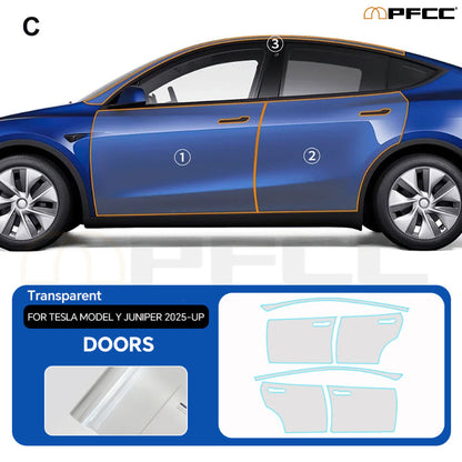 2025 2026 Tesla Model Y Juniper PPF Kit – Precut Paint Protection Film Clear Bra