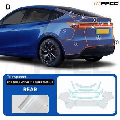 2025 2026 Tesla Model Y Juniper PPF Kit – Precut Paint Protection Film Clear Bra