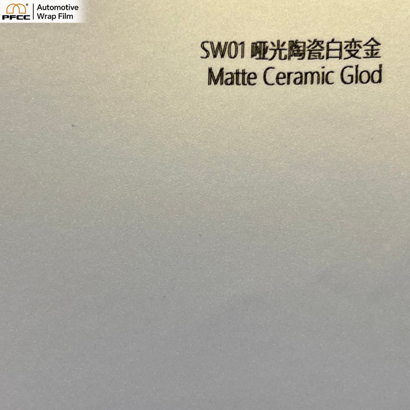 PORCELAIN White-to-Gold	Matte-PET