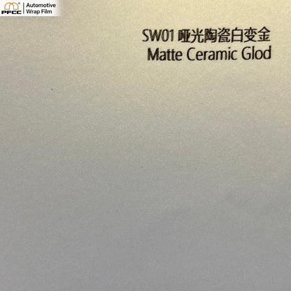 PORCELAIN White-to-Gold	Matte-PET