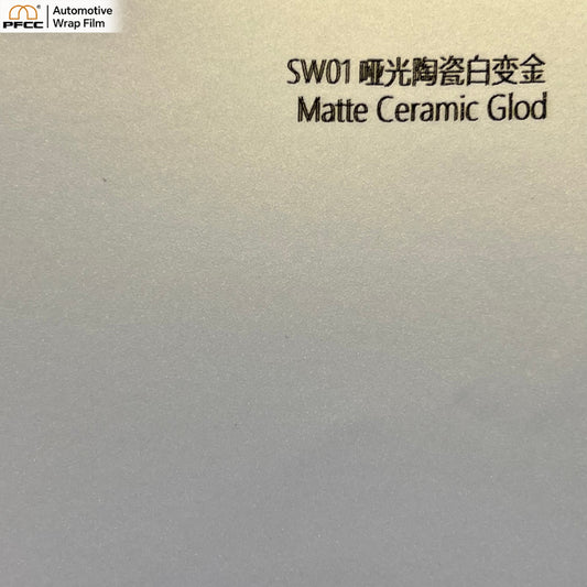 PORCELAIN White-to-Gold	Matte-PET