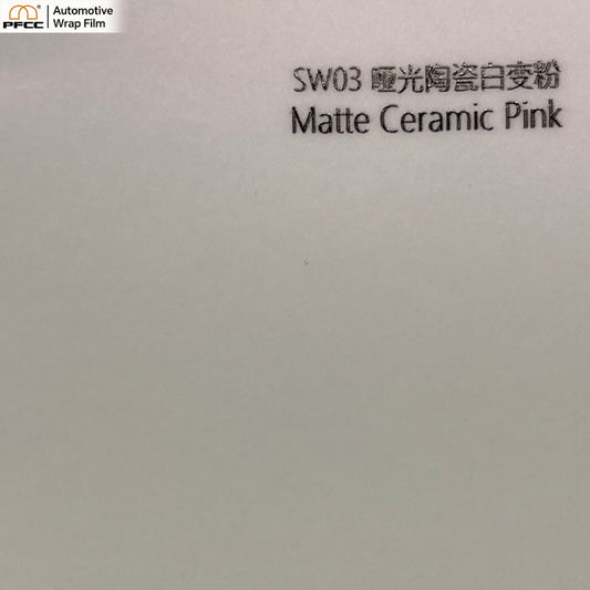 PORCELAIN White-to-Pink	Matte-PET