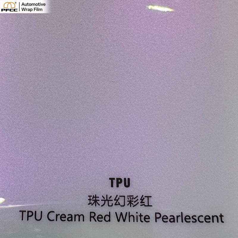 TPU Cream Red White Pearlescent