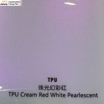 TPU Cream Red White Pearlescent