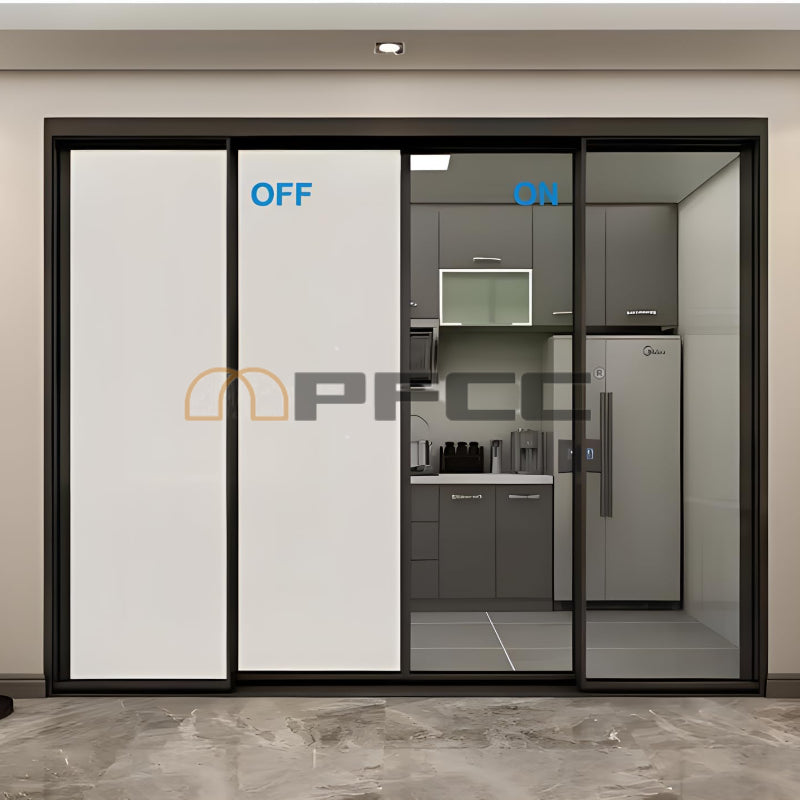 Smart Film PDLC Electronic Smart Tint Glass Sticker,Switchable adhesive Privacy Film 