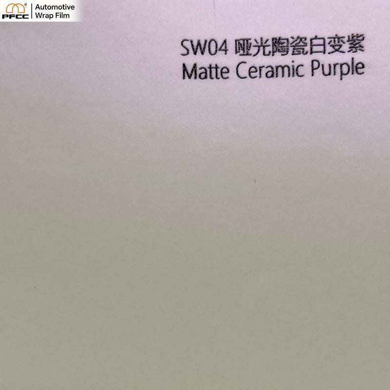 PORCELAIN White-to-Purple Matte-PET