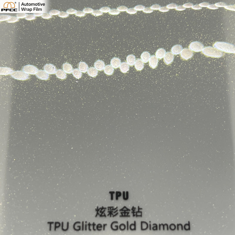 TPU Glitter Gold Diamond