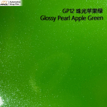Pearlescent Apple Green-PET (Pantone 15-0543 TCX)