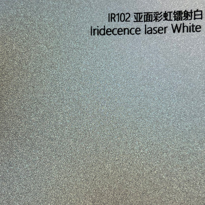 HOLOGRAPHIC White Prism Matte-PET