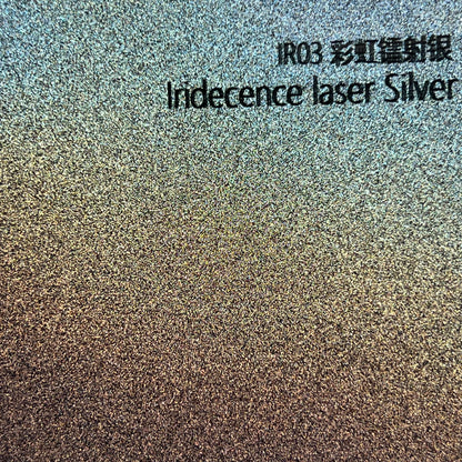 HOLOGRAPHIC Silver Prism Glossy-PET