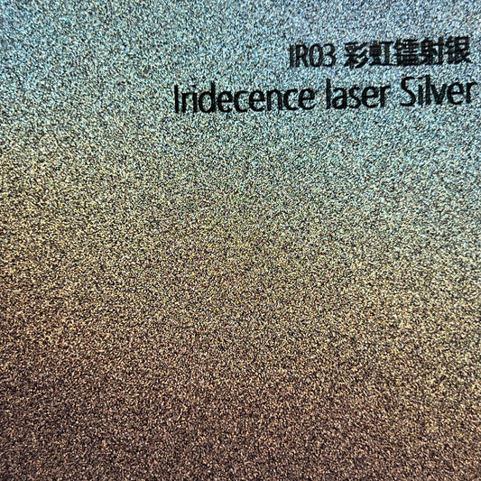 HOLOGRAPHIC Silver Prism Glossy-PET