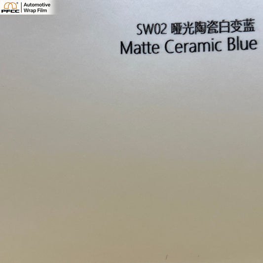 PORCELAIN White-to-Blue	Matte-PET