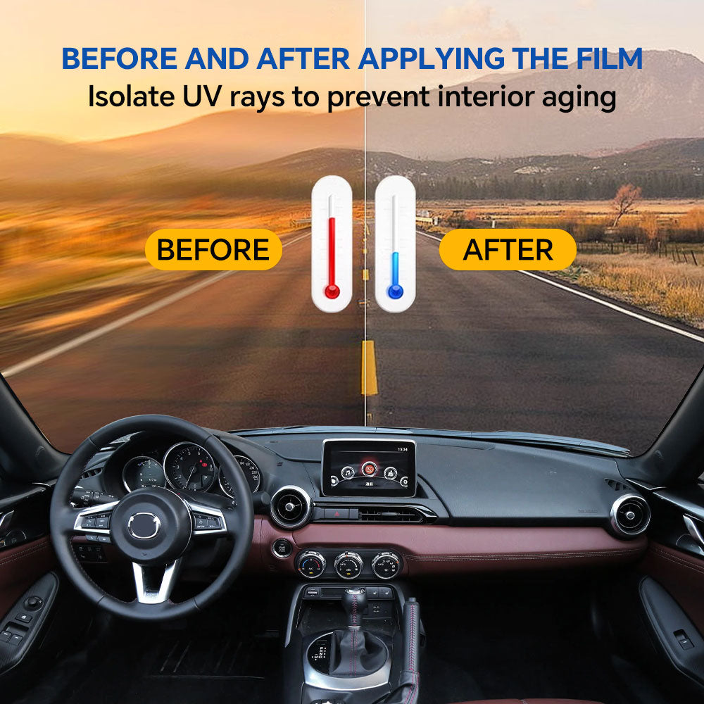 Double Silver Car Window Tint for High Heat Reflection