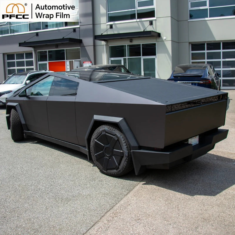 Premium TPU gray wrap showing reflective finish