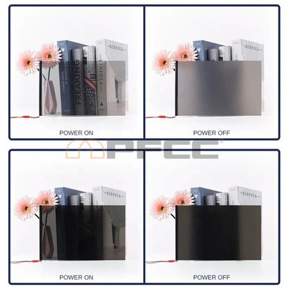 Smart Film PDLC Electronic Smart Tint Glass Sticker,Switchable adhesive Privacy Film 