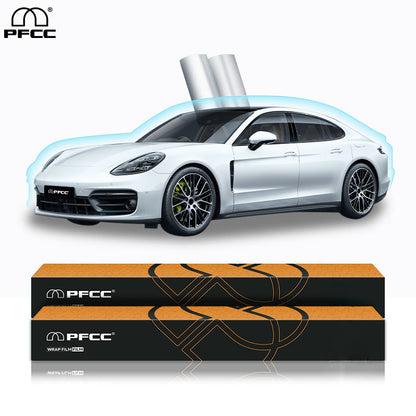 Matte TPU paint protection film with satin finish