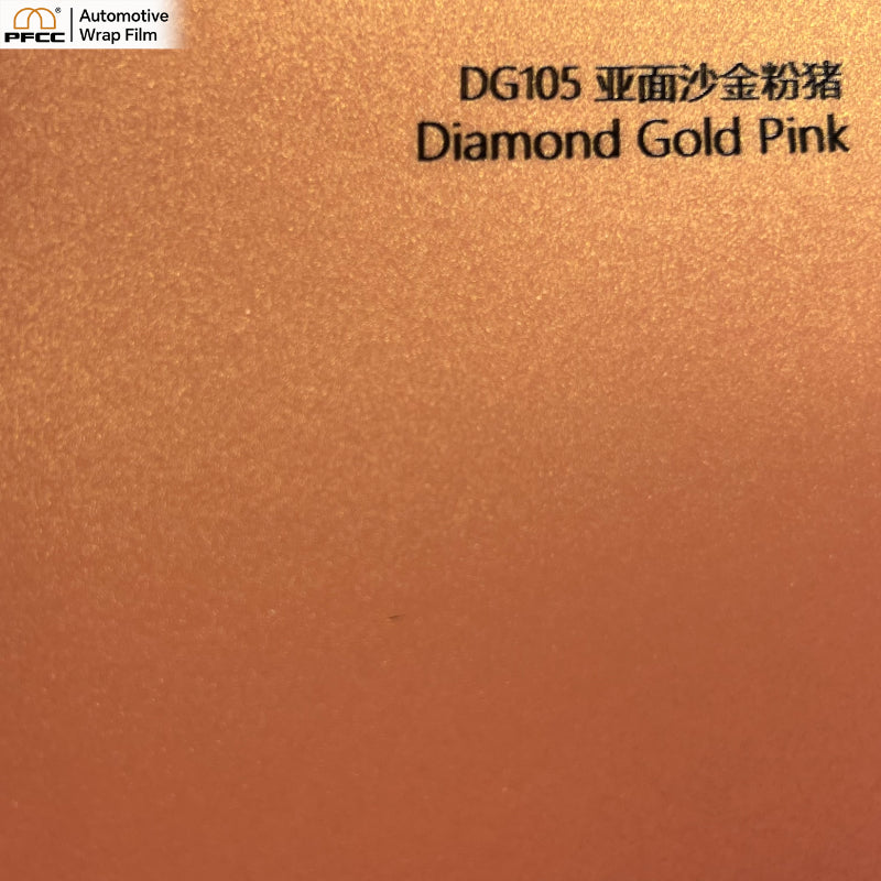 Prismatic Sand Gold Pink Pig Matte-PET