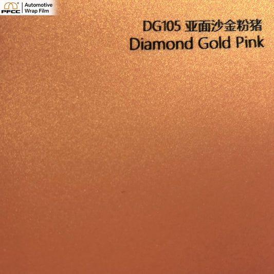 Prismatic Sand Gold Pink Pig Matte-PET