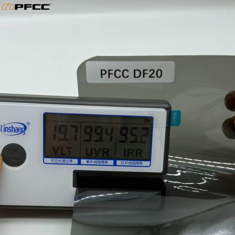 Ceramic TiN Automotive Film with Maximum UV and IR Blocking