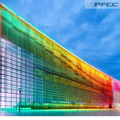 Rainbow Dichroic Decorative Window Film – Color-Shifting Prism Effect, UV & Glare Protection, Static Cling Vinyl