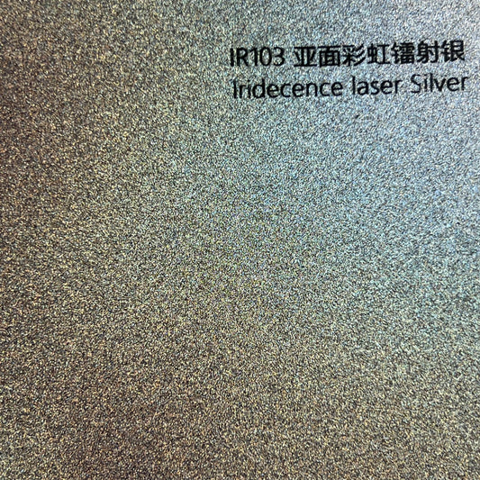 HOLOGRAPHIC Silver Prism Matte-PET