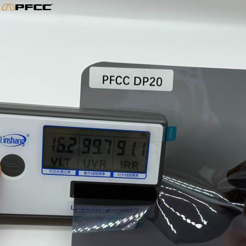 Double silver layer car tint reflecting infrared heat for a cooler ride