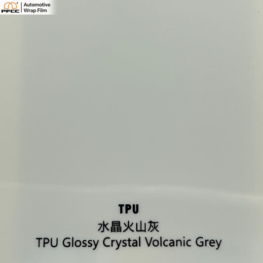 TPU Glossy Crystal Volcanic Grey