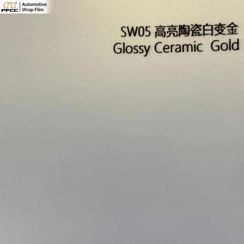 PORCELAIN White-to-Gold	Glossy-PET