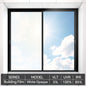 Window Film – Daytime Privacy &amp; Sunlight Control, Self-Adhesive White/Black Blackout Glass Covering for Home &amp; Office