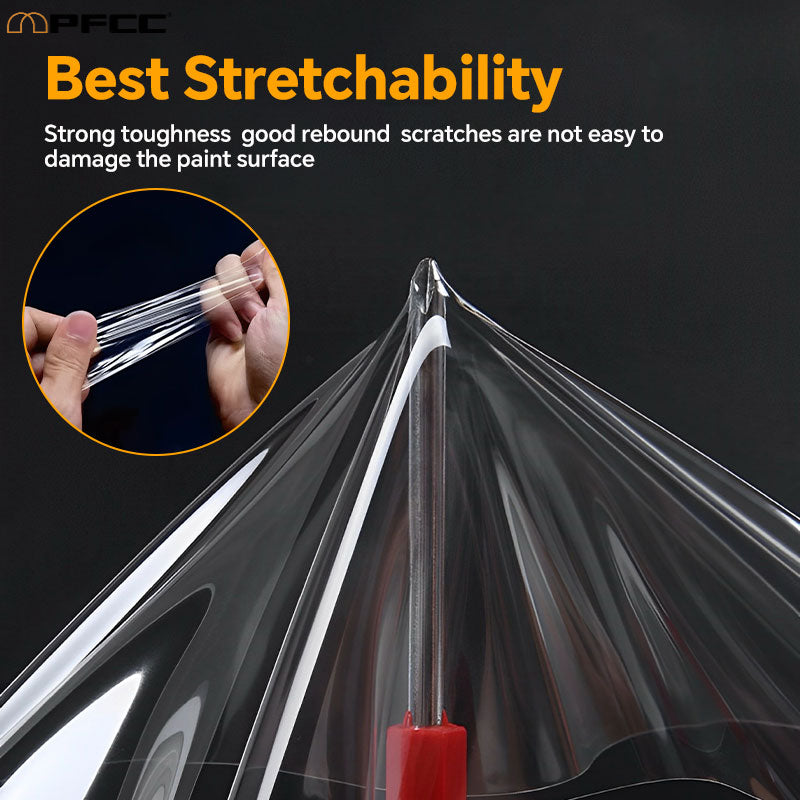 Invisible TPU film with high optical clarity