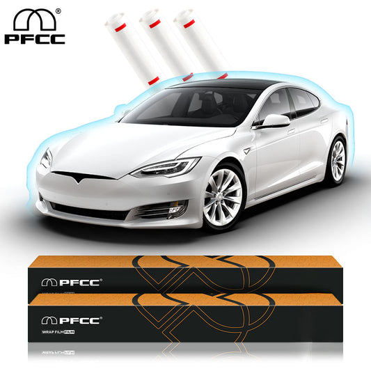 Clear TPU car wrap offering anti-scratch protection