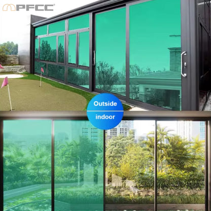 Silver Reflective One-Way Mirror Window Film – Privacy, Heat Control & UV Protection for Home & Office