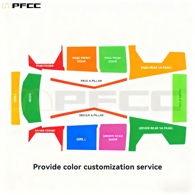 2024-2025 Tesla Cybertruck Precut Color Change &amp; Paint Protection Wrap Film