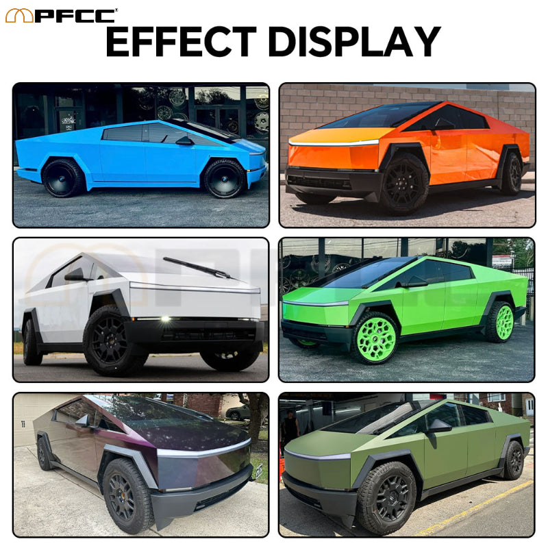 2024-2025 Tesla Cybertruck Precut Wrap Film–Color Change & Protection ...